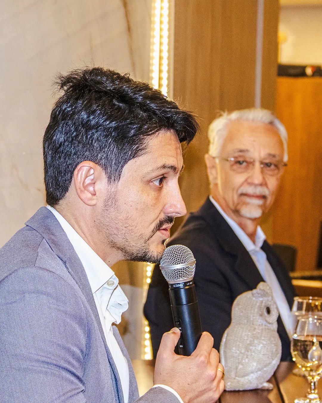 Fala durante um encontro do Family Office Club